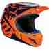 фото 2 Мотошлемы Мотошлем Fox V1 Mako Helmet Ece Orange-Blue XL
