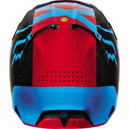 фото 4 Мотошлемы Мотошлем Fox V4 Libra Helmet Ece Blue-Red-Black M