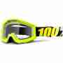 фото 1 Кроссовые маски и очки Мотоочки 100% Strata Moto Goggle Neon Yellow - Clear Lens