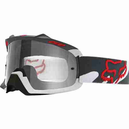 фото 1 Кроссовые маски и очки Мотоочки Fox Air Space Camo Snow Red-Grey