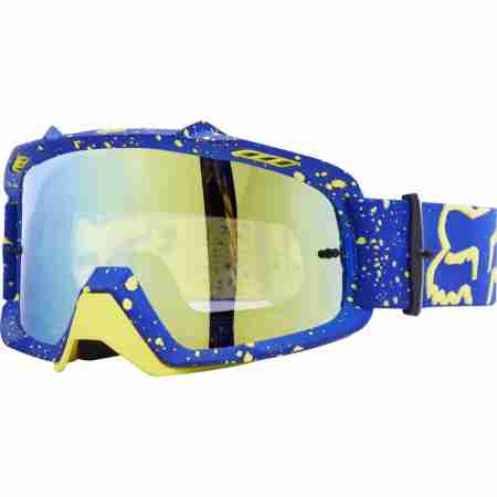 фото 1 Кроссовые маски и очки Мотоочки Fox Air Space Cam Sinclair LE Blue-Yellow