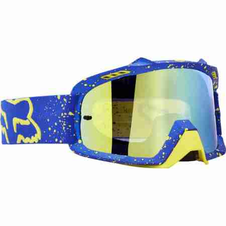фото 2 Кроссовые маски и очки Мотоочки Fox Air Space Cam Sinclair LE Blue-Yellow
