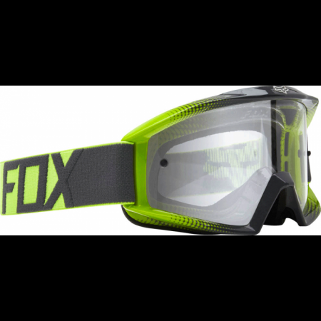 фото 2 Кроссовые маски и очки Мотоочки Fox Main Race 2 Fluo Yellow-Grey - Clear
