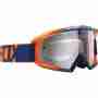 фото 1 Кроссовые маски и очки Мотоочки Fox Main Race 2 Orange-Blue - Clear