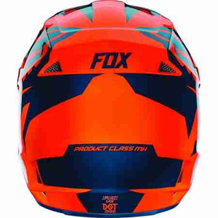 фото 4 Мотошлемы Мотошлем Fox V1 Race ECE Orange-Blue S