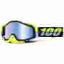 фото 1 Кроссовые маски и очки Мотоочки 100% Racecraft Antigua - Mirror Blue Lens