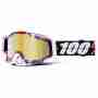 фото 1 Кроссовые маски и очки Мотоочки 100% Racecraft Glitch - Mirror Gold Lens