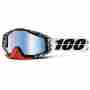 фото 1 Кроссовые маски и очки Мотоочки 100% Racecraft Zoolander - Mirror Blue Lens