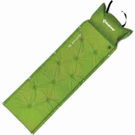 фото 1  Килимок надувний KingCamp Point Inflatable Mat  Dark-Green