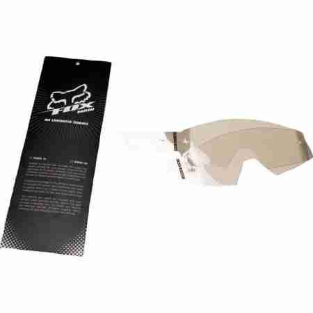 фото 1 Кросові маски і окуляри Змінні плівки для мотоокулярів Fox 14 pack of laminated tear-offs Smoke
