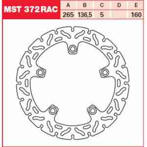 Гальмівний диск Lucas MST372RAC
