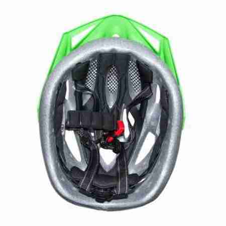 фото 2  Велошлем детский Green Cycle Fast Live (50-56 см) Black-Green