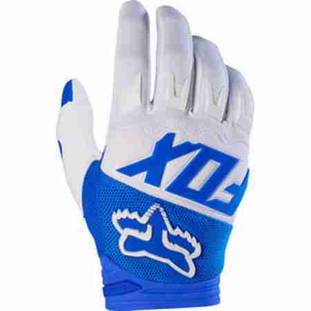 фото 1 Мотоперчатки Мотоперчатки Fox Dirtpaw Race Blue-White L (2017)