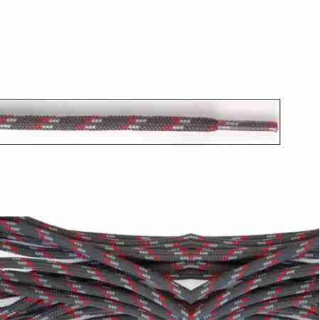 фото 2  Шнурки Zamberlan Laces Anthracite-Grey-Red 125
