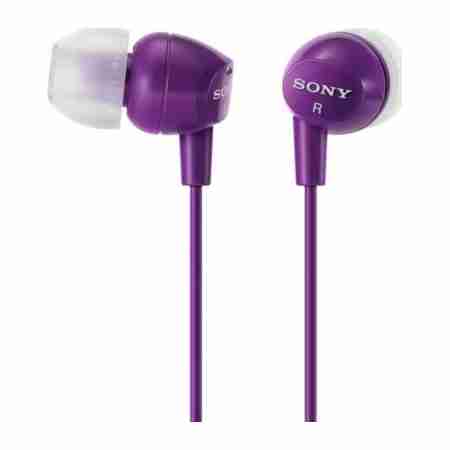 фото 1  Навушники провідні вакуумні Sony MDR-EX15LP/V Violet