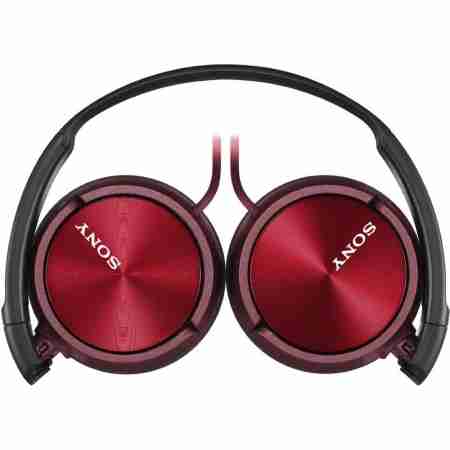 фото 2  Навушники дротові закриті Sony MDR-ZX310/R Red