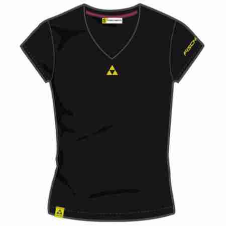 фото 1 Свитера, флис и футболки Футболка женская Fischer Solden Women T-Shirt S/S Black 36