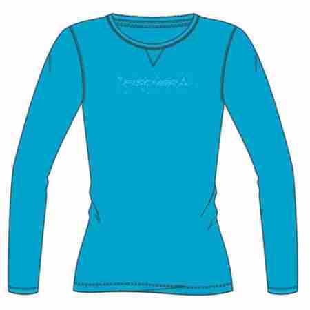 фото 1 Свитера, флис и футболки Футболка женская Fischer St. Moritz Women T-Shirt L/S Blue 38