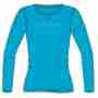 фото 1 Светри, фліс і футболки Футболка жіноча Fischer St. Moritz Women T-Shirt L/S Blue 38