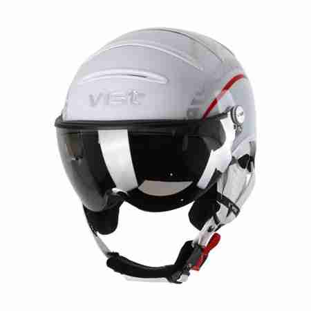 фото 1 Гірськолижні і сноубордические шоломи Гірськолижний шолом з візором Vist Tribe Helmet White-Fume XL
