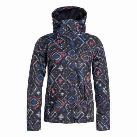 фото 1 Гірськолижні куртки Сноубордична жіноча куртка Roxy Jetty 3N1 Anthracite-Pattern L
