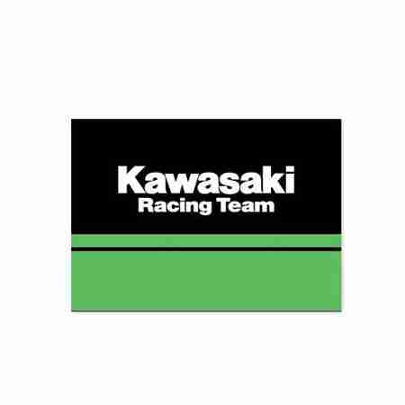 фото 1 Красивые мелочи (подарки мотоциклисту) Флаг Kawasaki SBK Black-Green