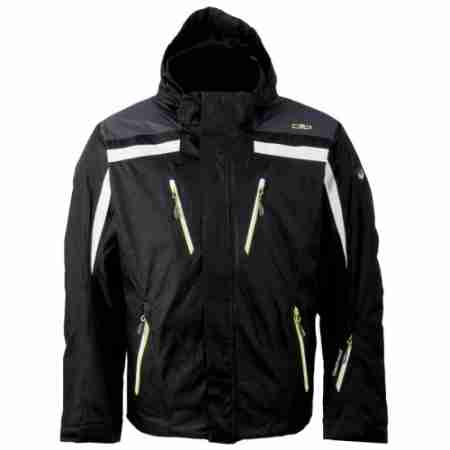 фото 1 Гірськолижні куртки Гірськолижна куртка Campagnolo 3W02047 Zip Hood Nero-Caviale-Yellow 48
