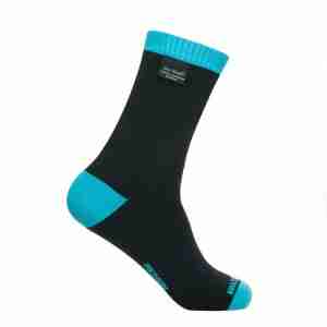 Шкарпетки водонепроникні Dexshell Coolvent Lite Aqua Black-Blue L