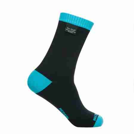 фото 1  Шкарпетки водонепроникні Dexshell Coolvent Lite Aqua Black-Blue L