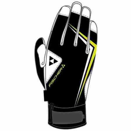 фото 1 Гірськолижні рукавички Гірськолижні рукавички Fischer Performance Black-Yellow-White 9