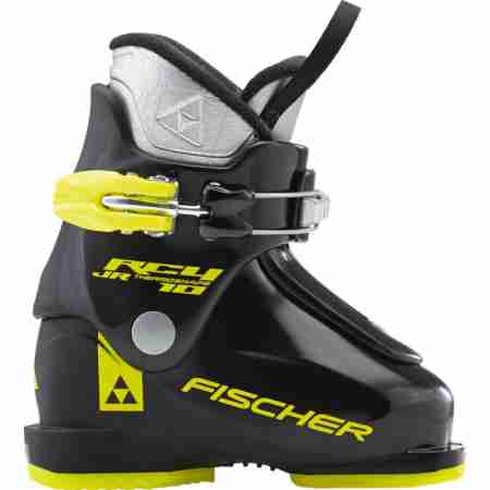 фото 1 Ботинки для горных лыж Горнолыжные ботинки детские Fischer RC4 10 Jr Thermoshape Black-Yellow 18.5