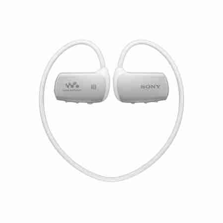 фото 3  Плеєр та навушники Sony NWZ-WS615/W White