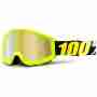 фото 1 Кроссовые маски и очки Мото очки 100% Strata Goggle Neon Yellow - Mirror Gold Lens