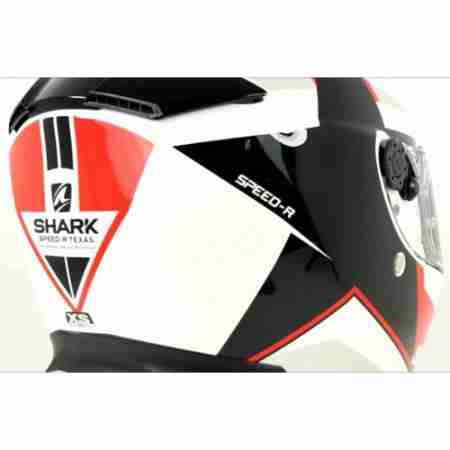 фото 2 Мотошоломи Мотошолом Shark Speed-R MXV Texas White-Black-Red XL