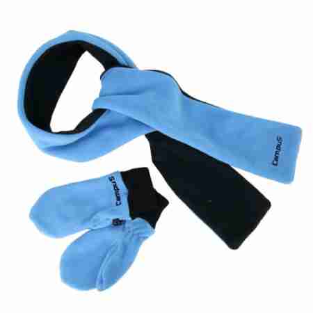 фото 2 Шапки, шарфы Набор детский Campus Pompi Junior Set 10 Blue-Black M