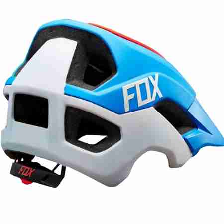 фото 2  Велошлем Fox Metah Graphics Helmet Blue-Red-White L-XL
