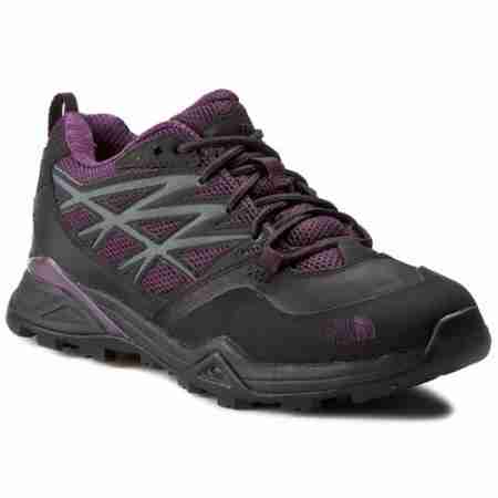 фото 1  Треккинговые ботинки женские The North Face Hedgehog Hike Phantom Grey-Black Currant Purple 9