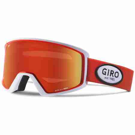 фото 1 Гірськолижні і сноубордические маски Гірськолижна маска Giro Block Flash Red-White/Amber Scarlet