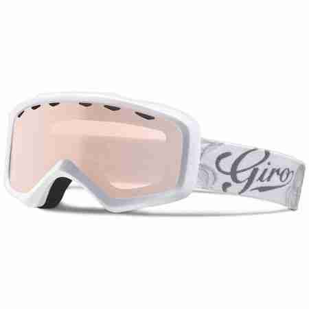 фото 1 Гірськолижні і сноубордические маски Гірськолижна маска Giro Charm Flash White Sketch Floral/Rose Silver