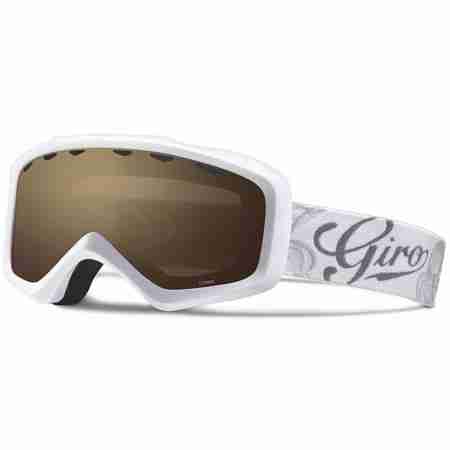фото 1 Гірськолижні і сноубордические маски Гірськолижна маска Giro Charm Flash White Sketch Floral/Amber Rose