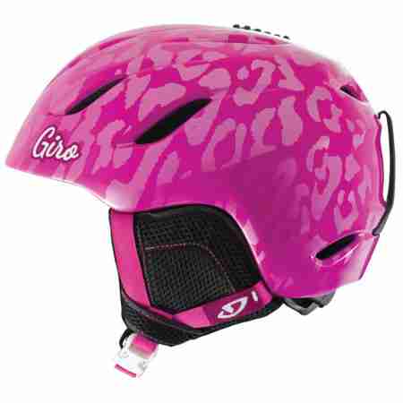 фото 1 Горнолыжные и сноубордические шлемы Горнолыжный шлем детский Giro Nine Jr Magenta Leopard M (55.5-59см)