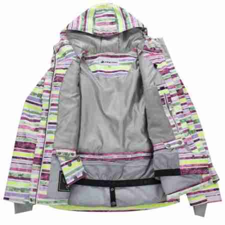 фото 4 Гірськолижні куртки Гірськолижна куртка жіноча Alpine Pro Abbota Grey-Green-Pink M