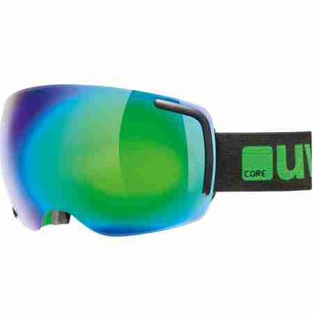 фото 1 Гірськолижні і сноубордические маски Гірськолижна маска Uvex Big 40 Vfm Black-Green Mat-Mirror Green