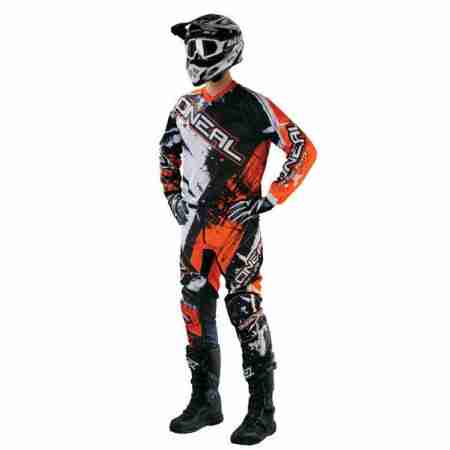 фото 4 Кроссовая одежда Мотоджерси Oneal Element Shocker Black-Orange XL