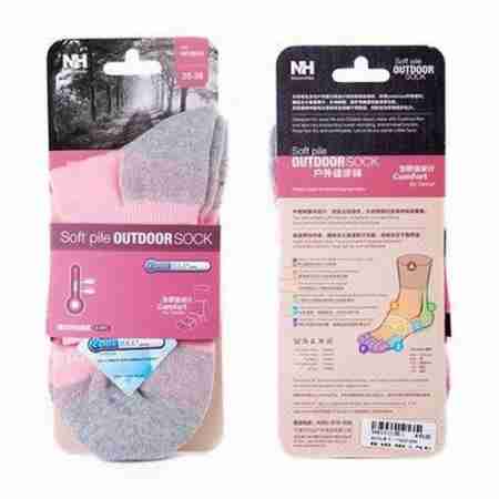 фото 4  Термошкарпетки жіночі NatureHike SW10 Light Pink Multisize