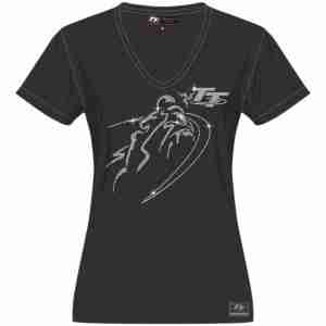 Футболка женская IOMTT Ladies Diamonte Bike V T-Shirt Black L