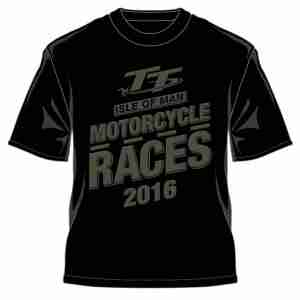 Футболка IOMTT Isle Of Man Motorcycle Races 2016 T-Shirt Black XL