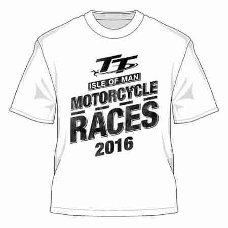 фото 1 Мотофутболки Футболка IOMTT Isle Of Man Motorcycle Races 2016 T-Shirt White 2XL