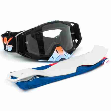 фото 4 Кроссовые маски и очки Мотоочки 100% Racecraft Goggle Starlight - Clear Lens