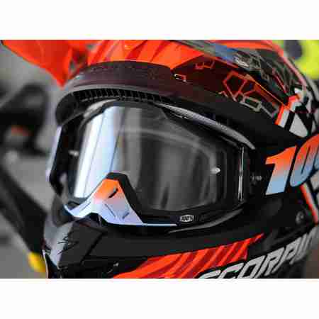 фото 5 Кросові маски і окуляри Мотоокуляри 100% Racecraft Goggle Starlight - Clear Lens